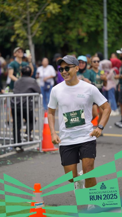 Race photo from Mangkunegaran Run 2025