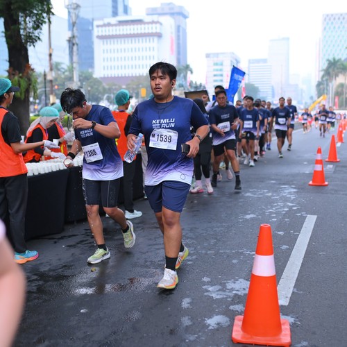Race photo from KEMLU RUN 2026