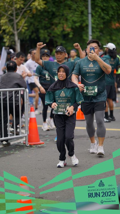 Race photo from Mangkunegaran Run 2025