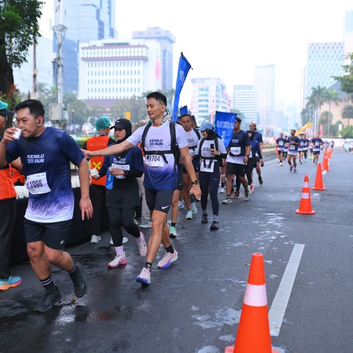 Race photo from KEMLU RUN 2026