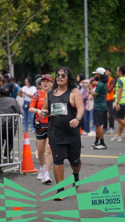 Race photo from Mangkunegaran Run 2025