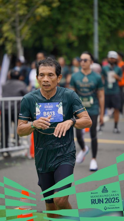 Race photo from Mangkunegaran Run 2025