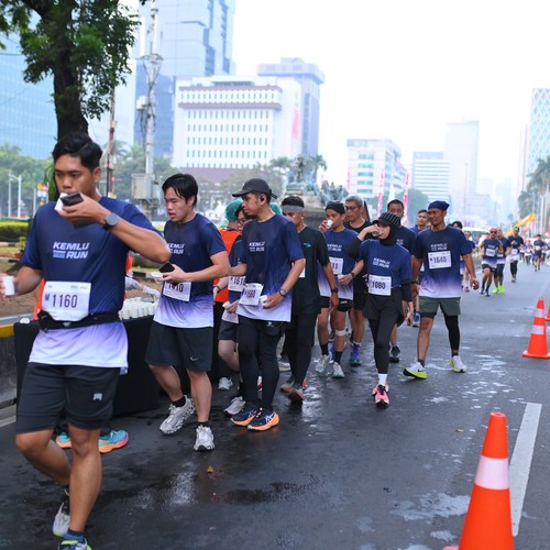 Race photo from KEMLU RUN 2026