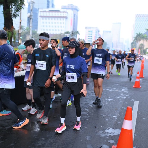 Race photo from KEMLU RUN 2026