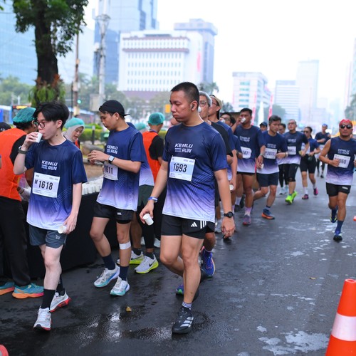 Race photo from KEMLU RUN 2026