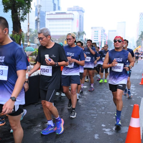Race photo from KEMLU RUN 2026