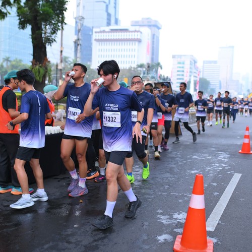 Race photo from KEMLU RUN 2026