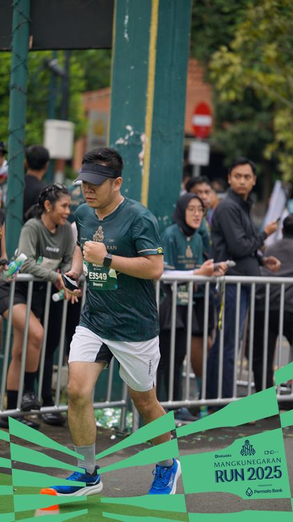 Race photo from Mangkunegaran Run 2025