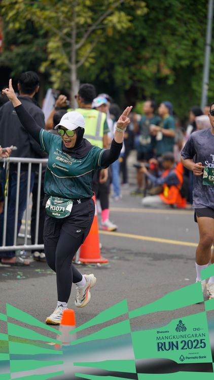 Race photo from Mangkunegaran Run 2025