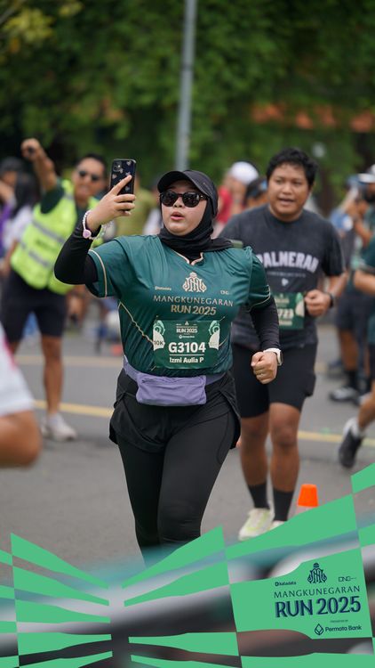 Race photo from Mangkunegaran Run 2025