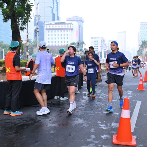 Race photo from KEMLU RUN 2026