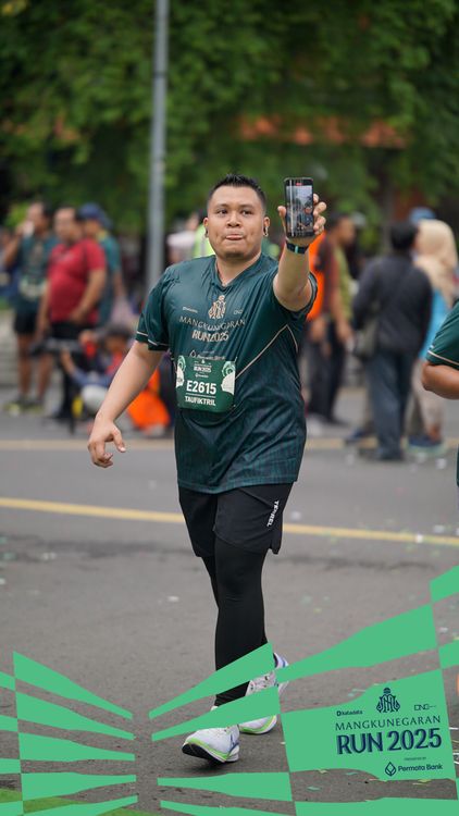 Race photo from Mangkunegaran Run 2025