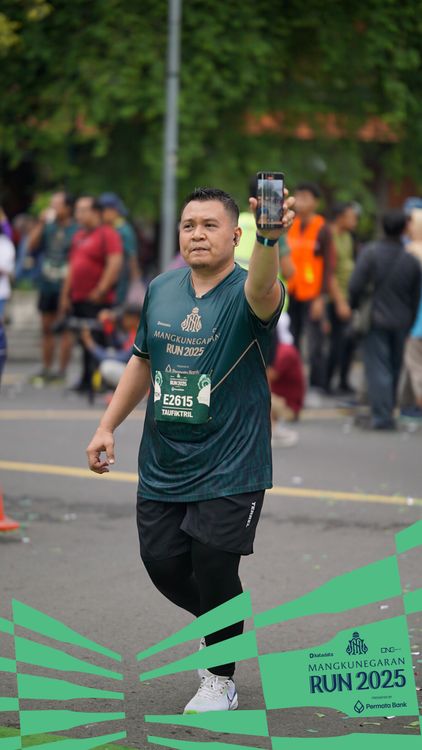 Race photo from Mangkunegaran Run 2025