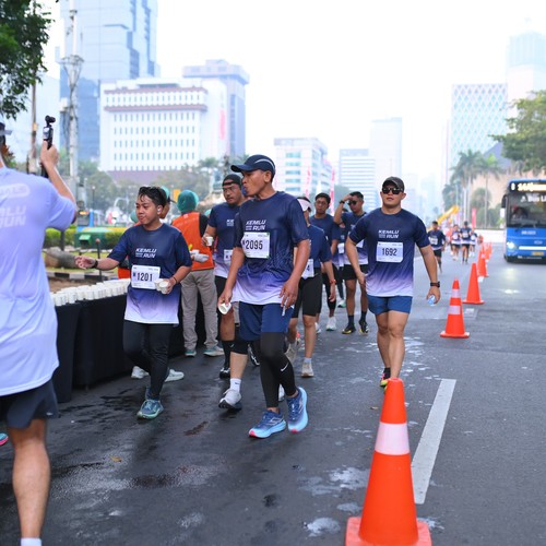 Race photo from KEMLU RUN 2026