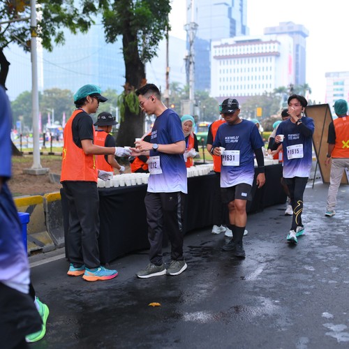 Race photo from KEMLU RUN 2026