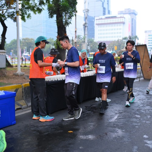Race photo from KEMLU RUN 2026