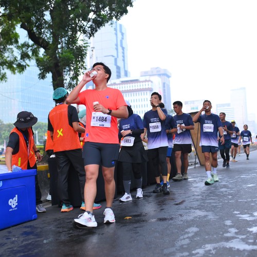 Race photo from KEMLU RUN 2026