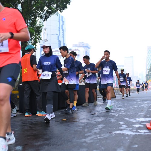 Race photo from KEMLU RUN 2026