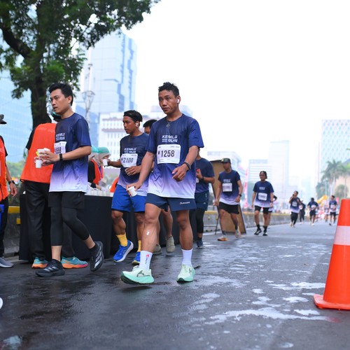 Race photo from KEMLU RUN 2026