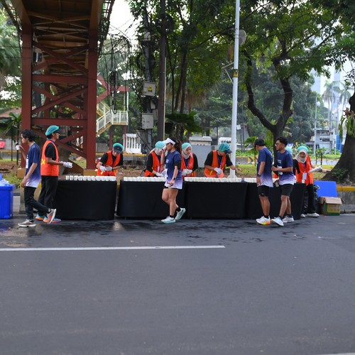 Race photo from KEMLU RUN 2026