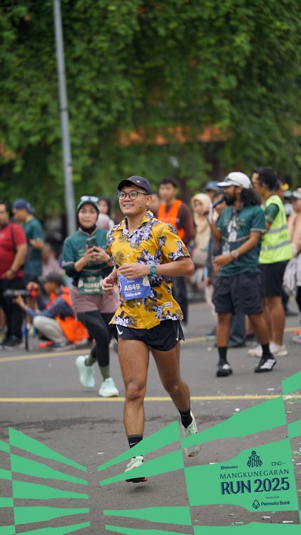 Race photo from Mangkunegaran Run 2025