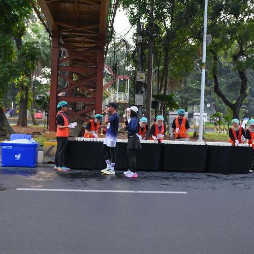 Race photo from KEMLU RUN 2026