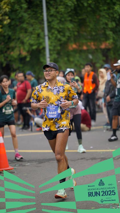 Race photo from Mangkunegaran Run 2025