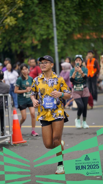 Race photo from Mangkunegaran Run 2025