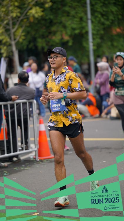 Race photo from Mangkunegaran Run 2025
