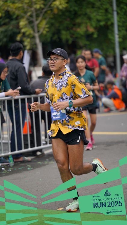 Race photo from Mangkunegaran Run 2025