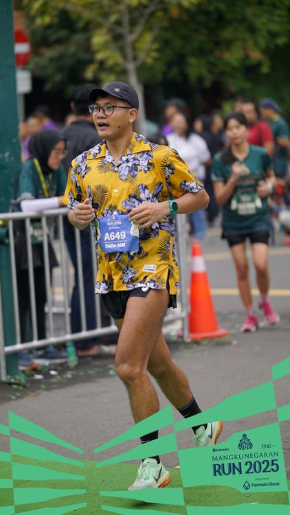 Race photo from Mangkunegaran Run 2025