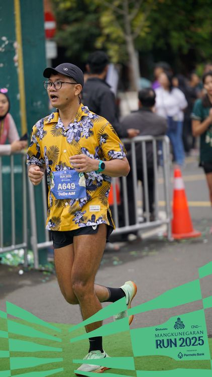 Race photo from Mangkunegaran Run 2025