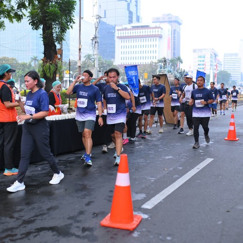 Race photo from KEMLU RUN 2026