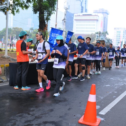 Race photo from KEMLU RUN 2026