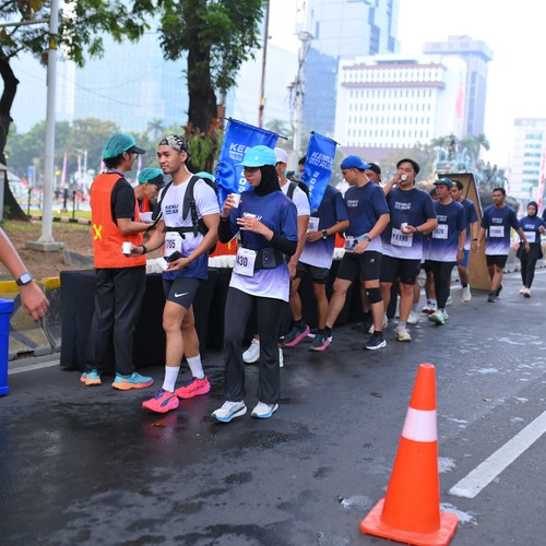 Race photo from KEMLU RUN 2026