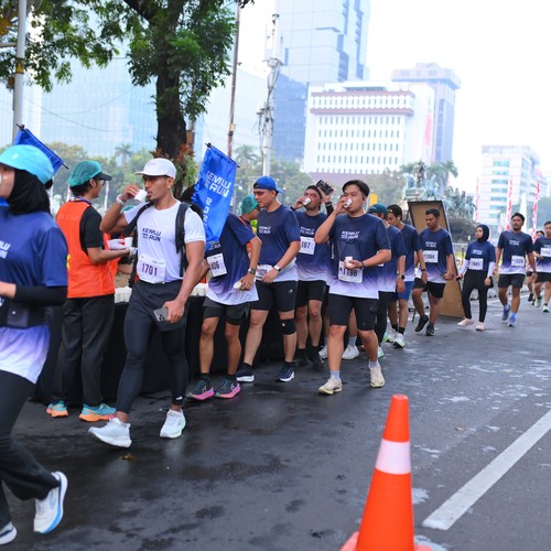Race photo from KEMLU RUN 2026