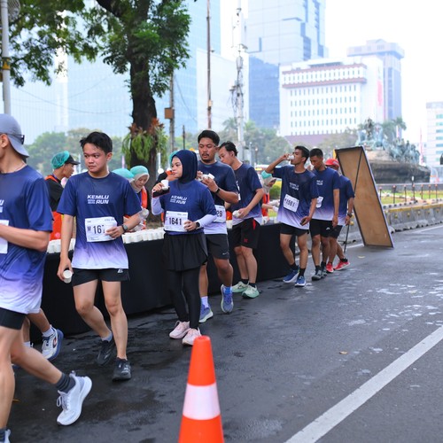 Race photo from KEMLU RUN 2026