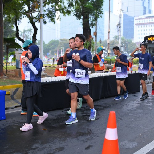 Race photo from KEMLU RUN 2026