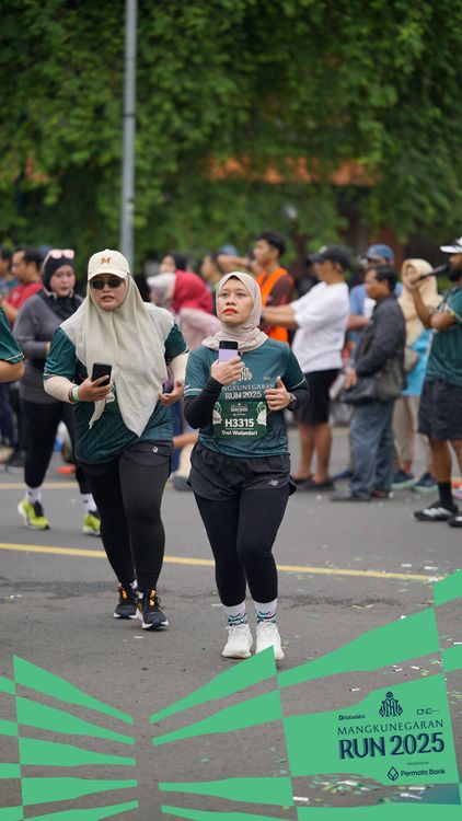 Race photo from Mangkunegaran Run 2025