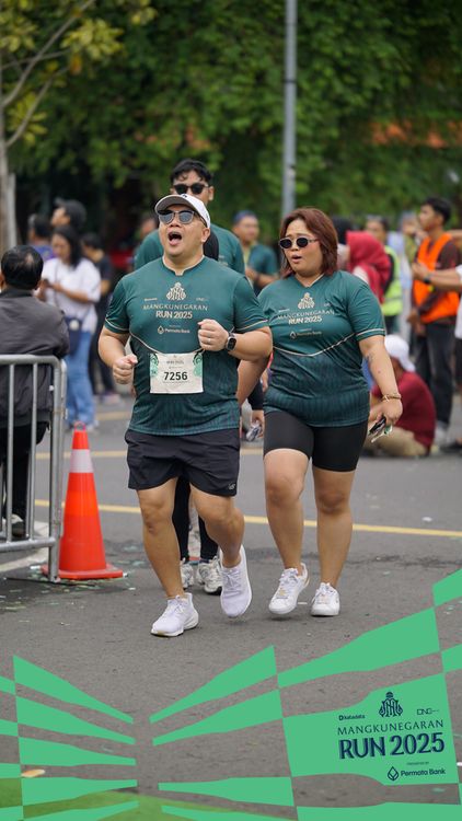 Race photo from Mangkunegaran Run 2025
