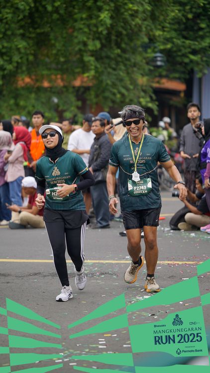 Race photo from Mangkunegaran Run 2025