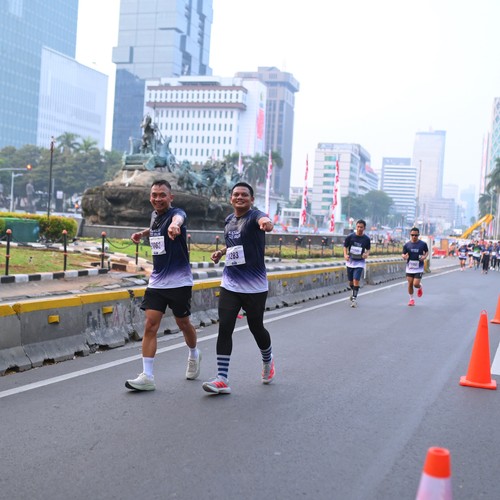 Race photo from KEMLU RUN 2026