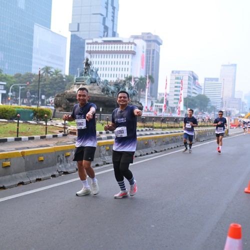 Race photo from KEMLU RUN 2026