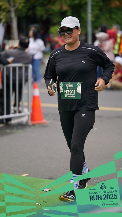 Race photo from Mangkunegaran Run 2025