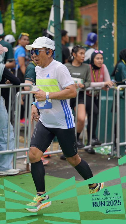 Race photo from Mangkunegaran Run 2025