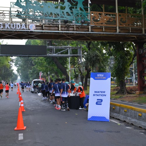 Race photo from KEMLU RUN 2026