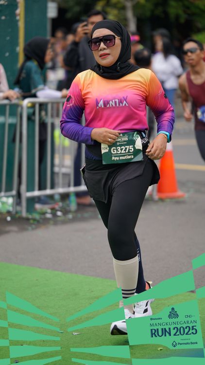 Race photo from Mangkunegaran Run 2025