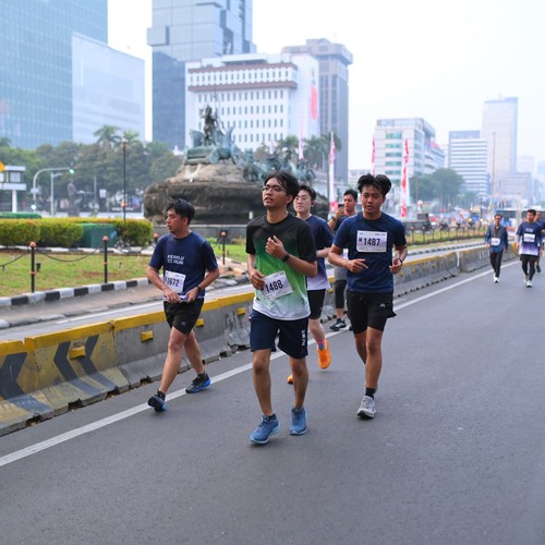 Race photo from KEMLU RUN 2026