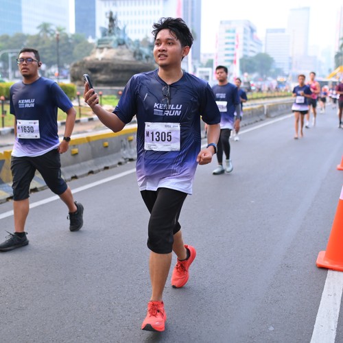 Race photo from KEMLU RUN 2026