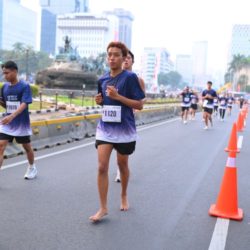 Race photo from KEMLU RUN 2026